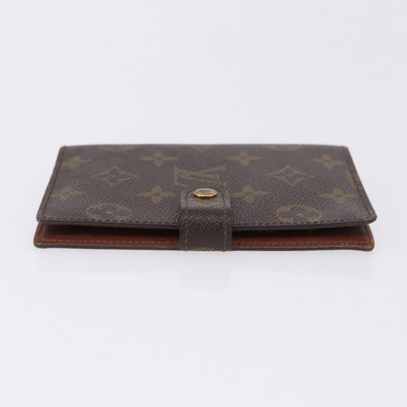 LOUIS VUITTON Monogram Agenda PM Day Planner Cover R20005 LV Auth 180955A