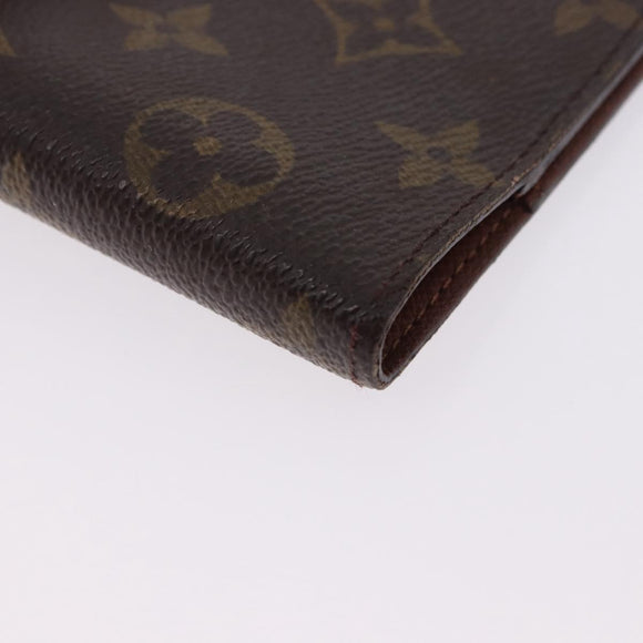 LOUIS VUITTON Monogram Agenda PM Day Planner Cover R20005 LV Auth 180955A