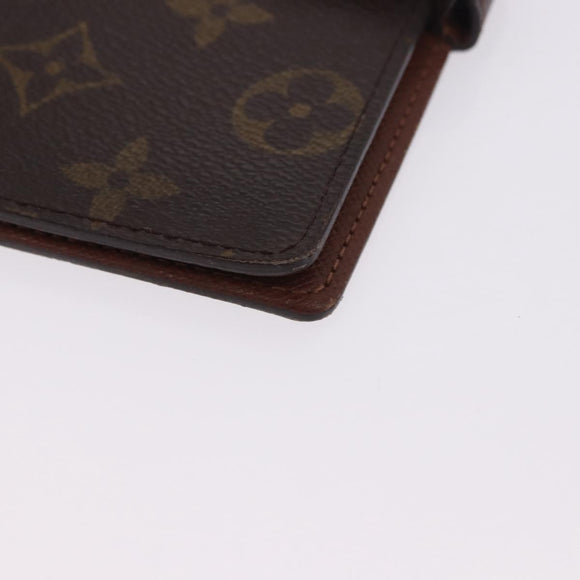 LOUIS VUITTON Monogram Agenda PM Day Planner Cover R20005 LV Auth 180955A