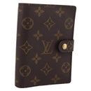 LOUIS VUITTON Monogram Agenda PM Day Planner Cover R20005 LV Auth 180956A-1