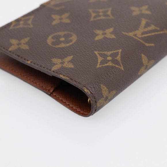 LOUIS VUITTON Monogram Agenda PM Day Planner Cover R20005 LV Auth 180956A