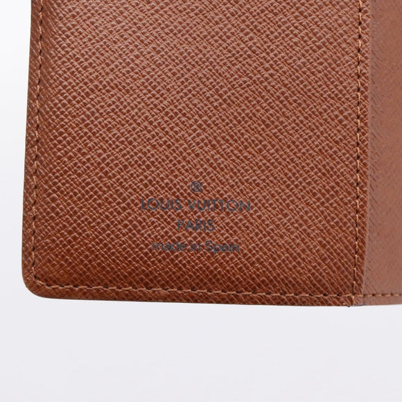 LOUIS VUITTON Monogram Agenda PM Day Planner Cover R20005 LV Auth 180956A