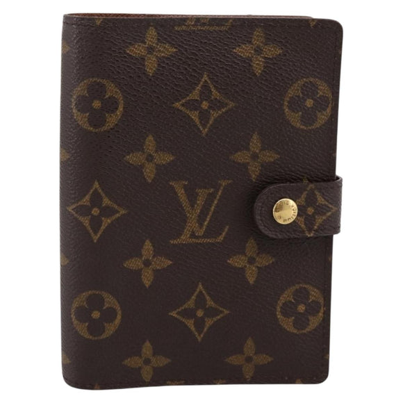 LOUIS VUITTON Monogram Agenda PM Day Planner Cover R20005 LV Auth 180956A