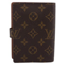 LOUIS VUITTON Monogram Agenda PM Day Planner Cover R20005 LV Auth 180956A-3