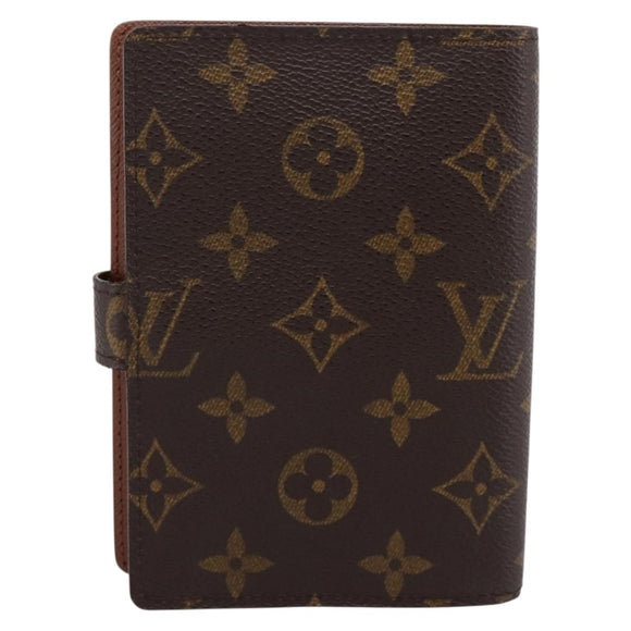 LOUIS VUITTON Monogram Agenda PM Day Planner Cover R20005 LV Auth 180956A