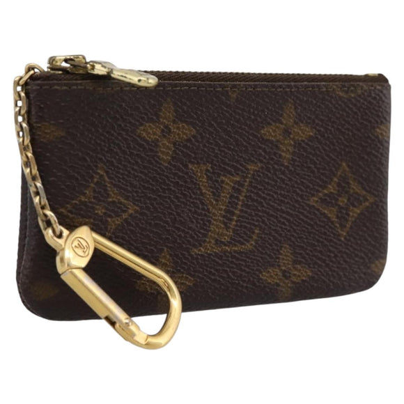 LOUIS VUITTON Monogram Pochette Cles Coin Purse M60033 LV Auth 180957