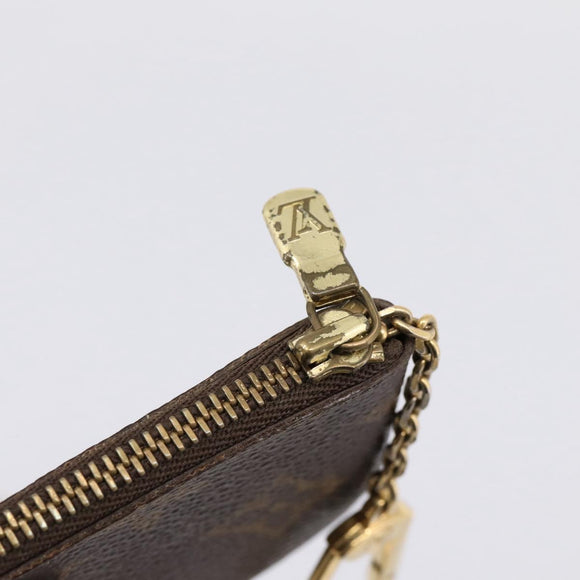 LOUIS VUITTON Monogram Pochette Cles Coin Purse M60033 LV Auth 180957