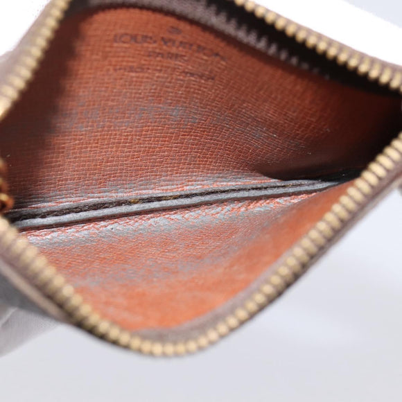 LOUIS VUITTON Monogram Pochette Cles Coin Purse M60033 LV Auth 180957