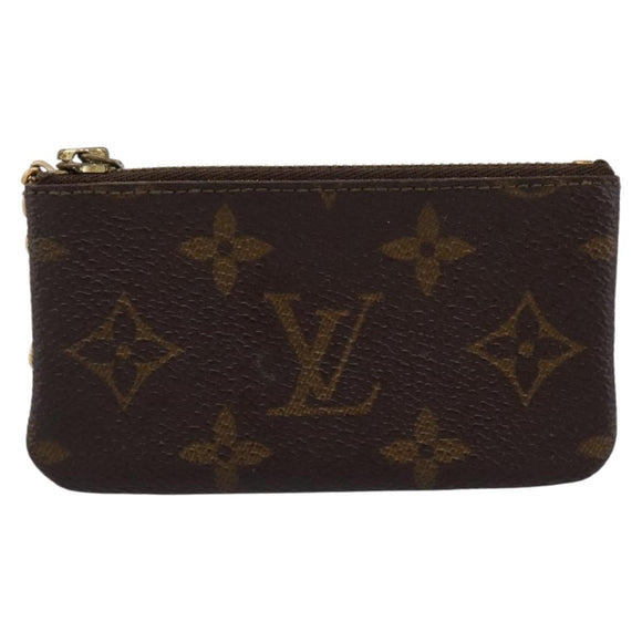 LOUIS VUITTON Monogram Pochette Cles Coin Purse M60033 LV Auth 180957