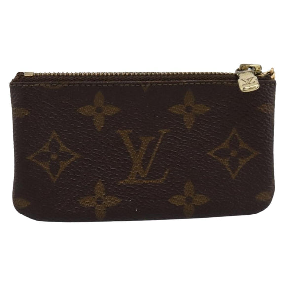 LOUIS VUITTON Monogram Pochette Cles Coin Purse M60033 LV Auth 180957
