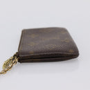 LOUIS VUITTON Monogram Pochette Cles Coin Purse M60033 LV Auth 180957-4