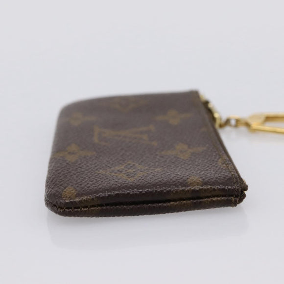 LOUIS VUITTON Monogram Pochette Cles Coin Purse M60033 LV Auth 180957