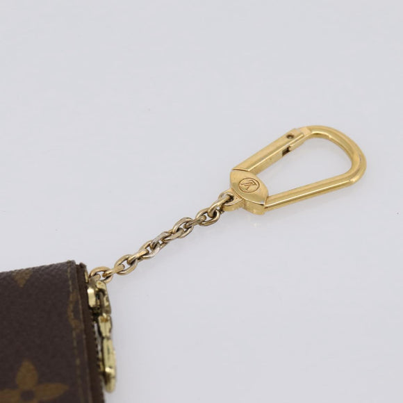 LOUIS VUITTON Monogram Pochette Cles Coin Purse M60033 LV Auth 180957