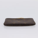 LOUIS VUITTON Monogram Pochette Cles Coin Purse M60033 LV Auth 180957-8