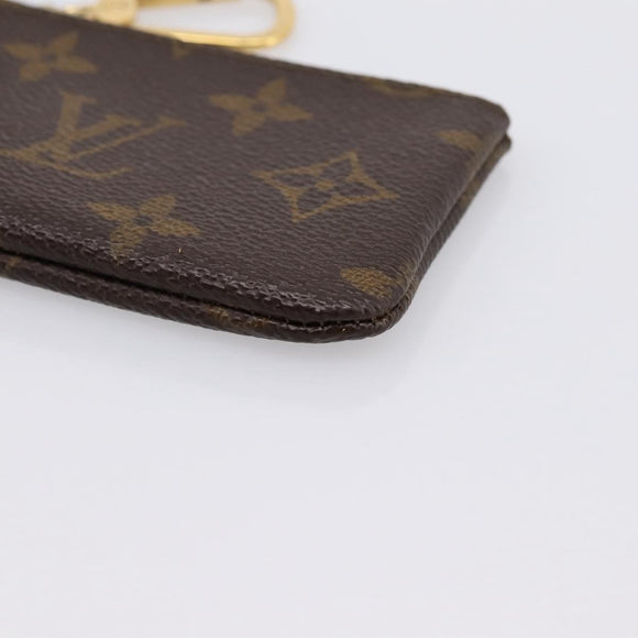 LOUIS VUITTON Monogram Pochette Cles Coin Purse M60033 LV Auth 180957