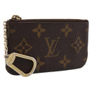 LOUIS VUITTON Monogram Pochette Cles Coin Purse M60033 LV Auth 180958-1