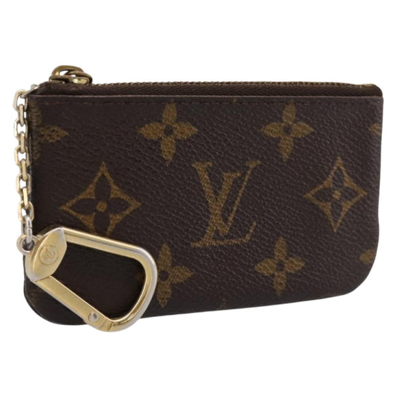 LOUIS VUITTON Monogram Pochette Cles Coin Purse M60033 LV Auth 180958