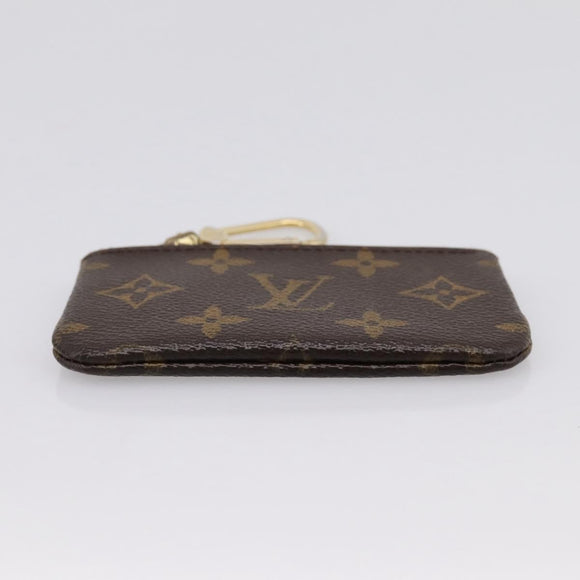 LOUIS VUITTON Monogram Pochette Cles Coin Purse M60033 LV Auth 180958