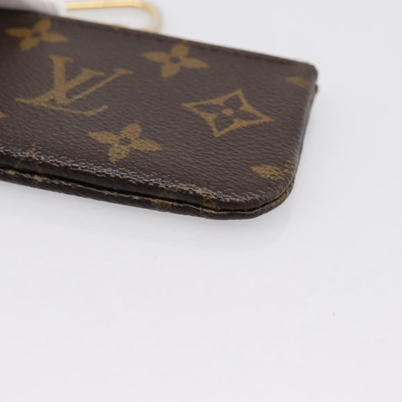 LOUIS VUITTON Monogram Pochette Cles Coin Purse M60033 LV Auth 180958
