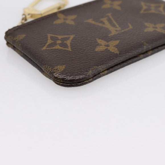 LOUIS VUITTON Monogram Pochette Cles Coin Purse M60033 LV Auth 180958