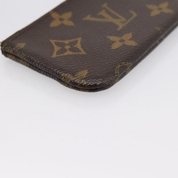 LOUIS VUITTON Monogram Pochette Cles Coin Purse M60033 LV Auth 180958