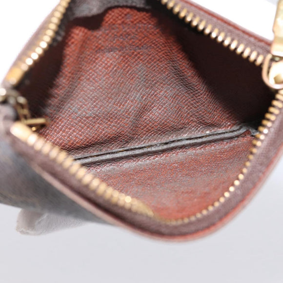 LOUIS VUITTON Monogram Pochette Cles Coin Purse M60033 LV Auth 180958
