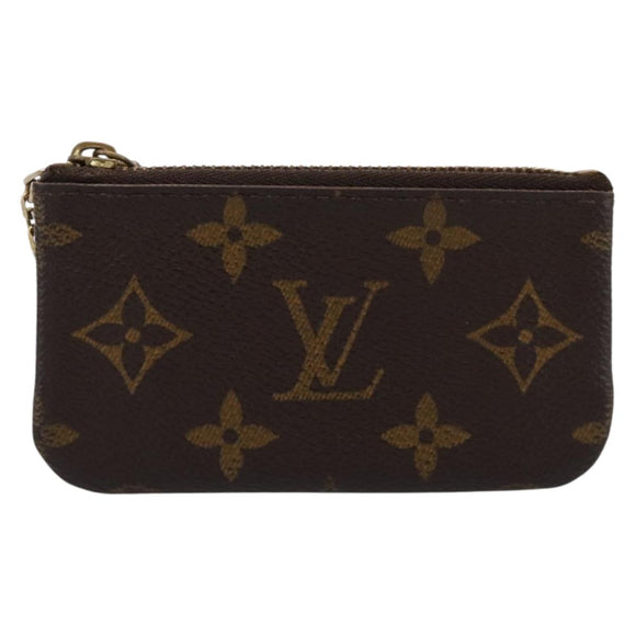 LOUIS VUITTON Monogram Pochette Cles Coin Purse M60033 LV Auth 180958