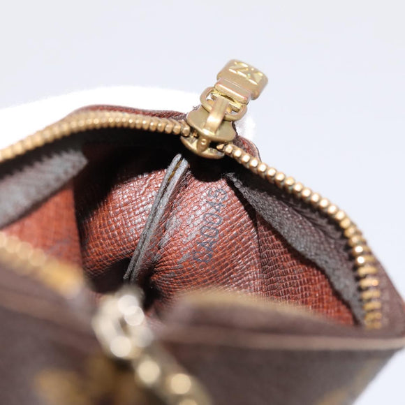 LOUIS VUITTON Monogram Pochette Cles Coin Purse M60033 LV Auth 180958