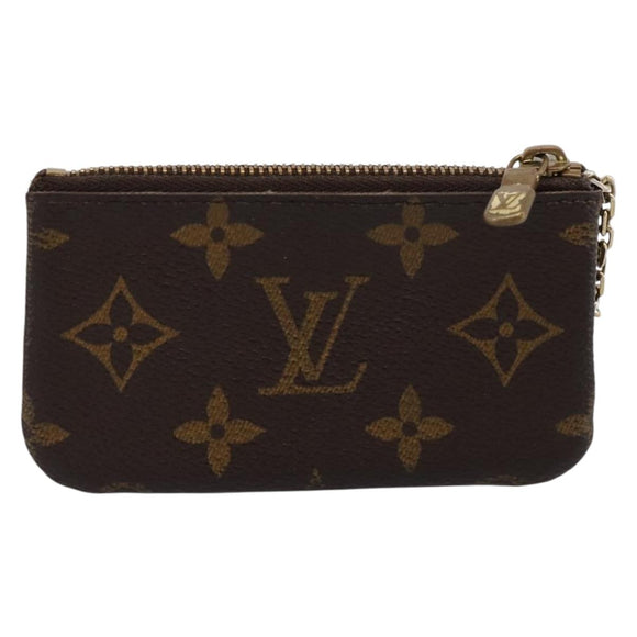 LOUIS VUITTON Monogram Pochette Cles Coin Purse M60033 LV Auth 180958