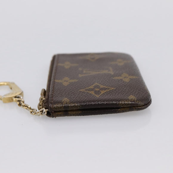 LOUIS VUITTON Monogram Pochette Cles Coin Purse M60033 LV Auth 180958