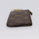 LOUIS VUITTON Monogram Pochette Cles Coin Purse M60033 LV Auth 180958-4