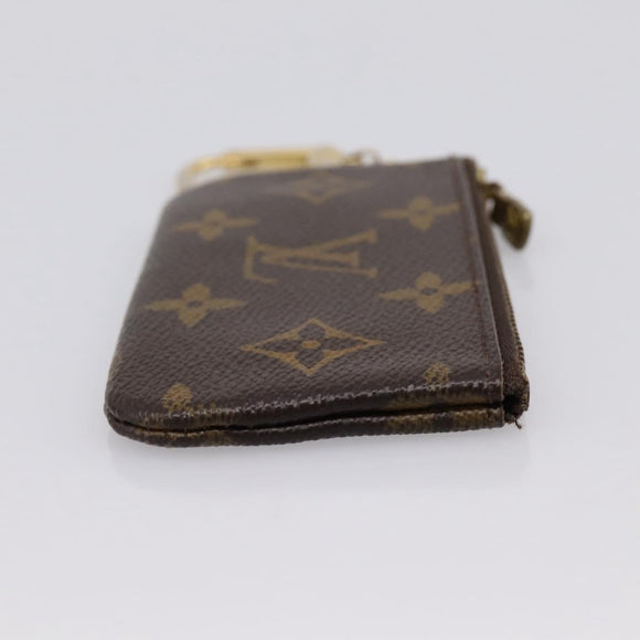 LOUIS VUITTON Monogram Pochette Cles Coin Purse M60033 LV Auth 180958