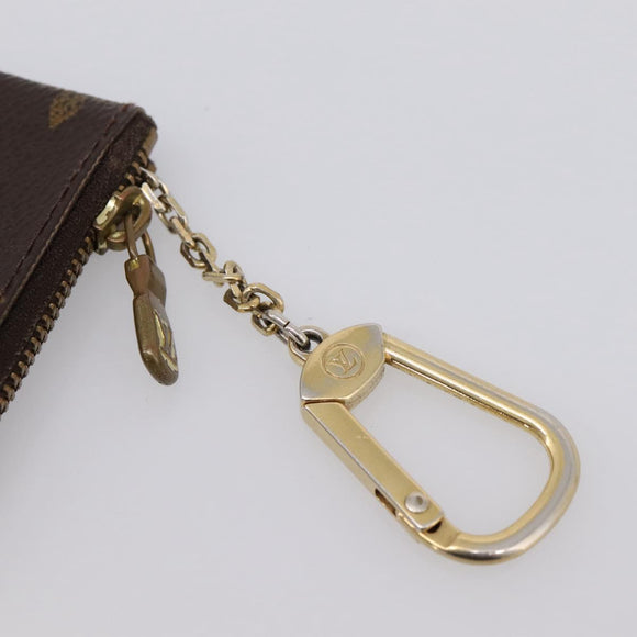 LOUIS VUITTON Monogram Pochette Cles Coin Purse M60033 LV Auth 180958