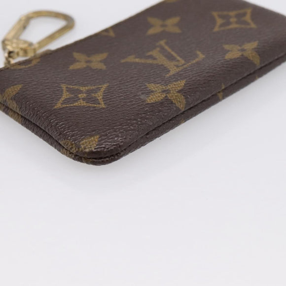 LOUIS VUITTON Monogram Pochette Cles Coin Purse M60033 LV Auth 180959