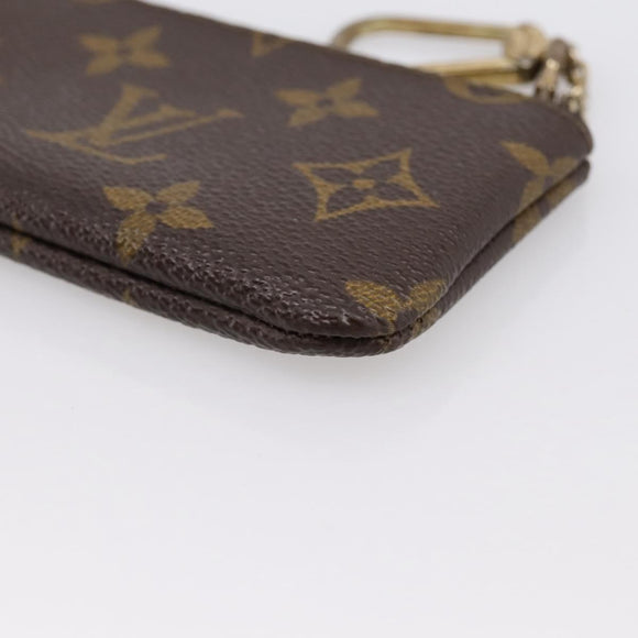 LOUIS VUITTON Monogram Pochette Cles Coin Purse M60033 LV Auth 180959