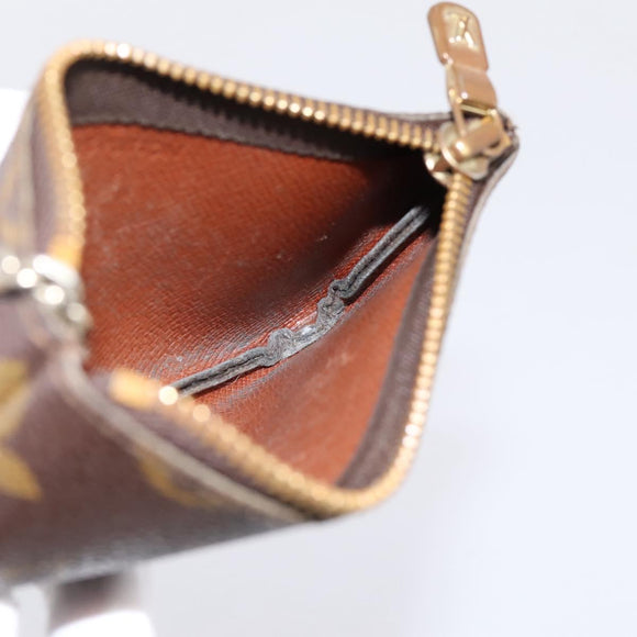 LOUIS VUITTON Monogram Pochette Cles Coin Purse M60033 LV Auth 180959