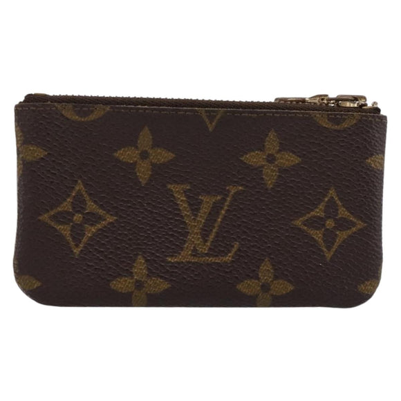 LOUIS VUITTON Monogram Pochette Cles Coin Purse M60033 LV Auth 180959