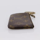 LOUIS VUITTON Monogram Pochette Cles Coin Purse M60033 LV Auth 180959-4