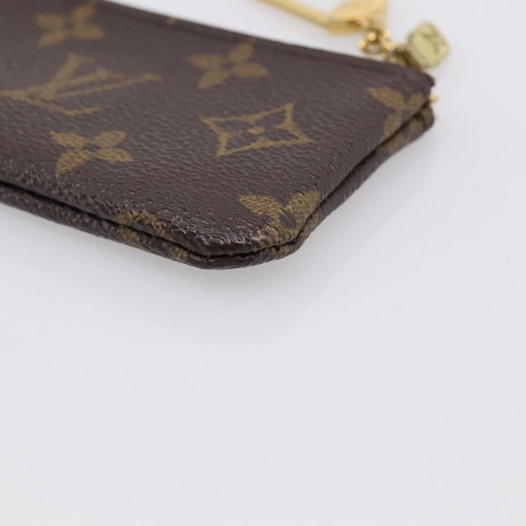 LOUIS VUITTON Monogram Pochette Cles Coin Purse M60033 LV Auth 180960