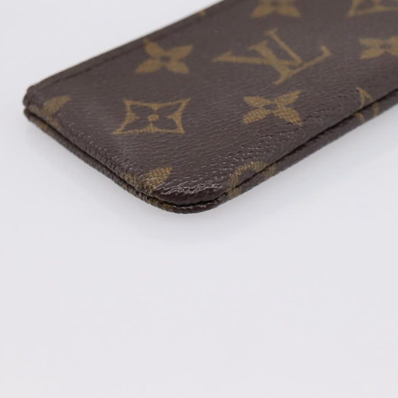 LOUIS VUITTON Monogram Pochette Cles Coin Purse M60033 LV Auth 180960