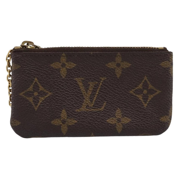LOUIS VUITTON Monogram Pochette Cles Coin Purse M60033 LV Auth 180960