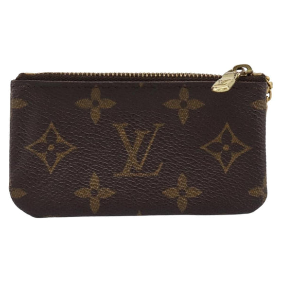 LOUIS VUITTON Monogram Pochette Cles Coin Purse M60033 LV Auth 180960