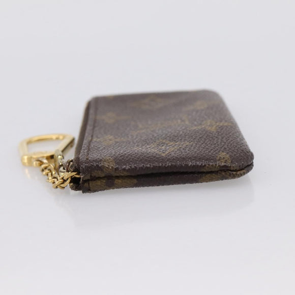 LOUIS VUITTON Monogram Pochette Cles Coin Purse M60033 LV Auth 180960