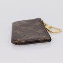 LOUIS VUITTON Monogram Pochette Cles Coin Purse M60033 LV Auth 180960-4
