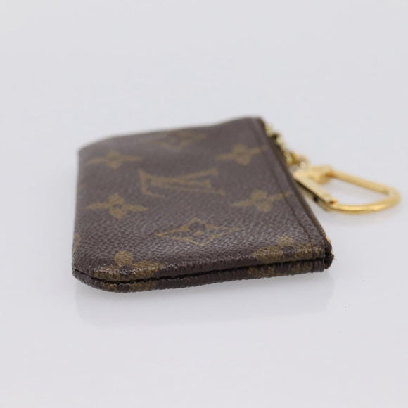 LOUIS VUITTON Monogram Pochette Cles Coin Purse M60033 LV Auth 180960