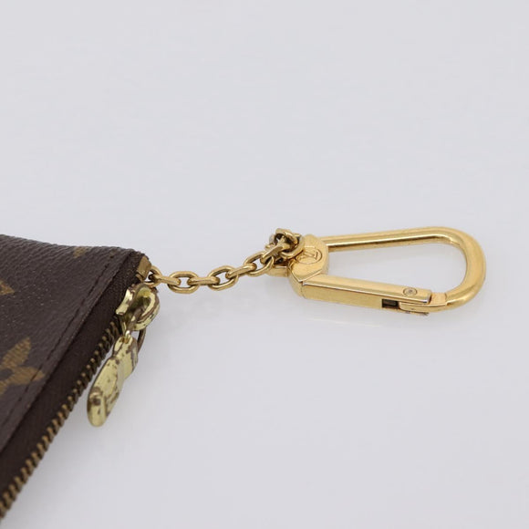 LOUIS VUITTON Monogram Pochette Cles Coin Purse M60033 LV Auth 180960
