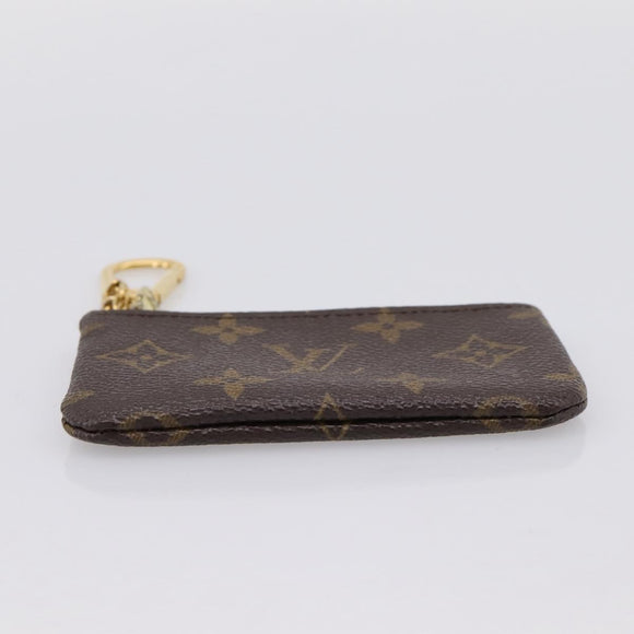 LOUIS VUITTON Monogram Pochette Cles Coin Purse M60033 LV Auth 180960