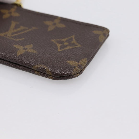 LOUIS VUITTON Monogram Pochette Cles Coin Purse M60033 LV Auth 180960