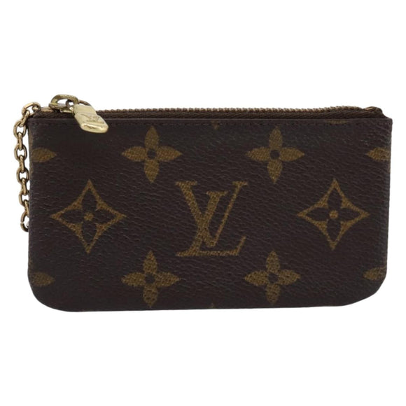 LOUIS VUITTON Monogram Pochette Cles Coin Purse M60033 LV Auth 180961