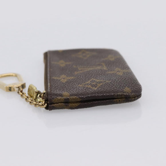 LOUIS VUITTON Monogram Pochette Cles Coin Purse M60033 LV Auth 180961